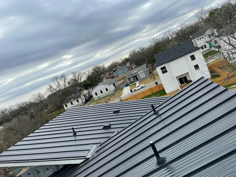 Standing seam metal roof panels with vents for Skylight Repair in Temple Hills
